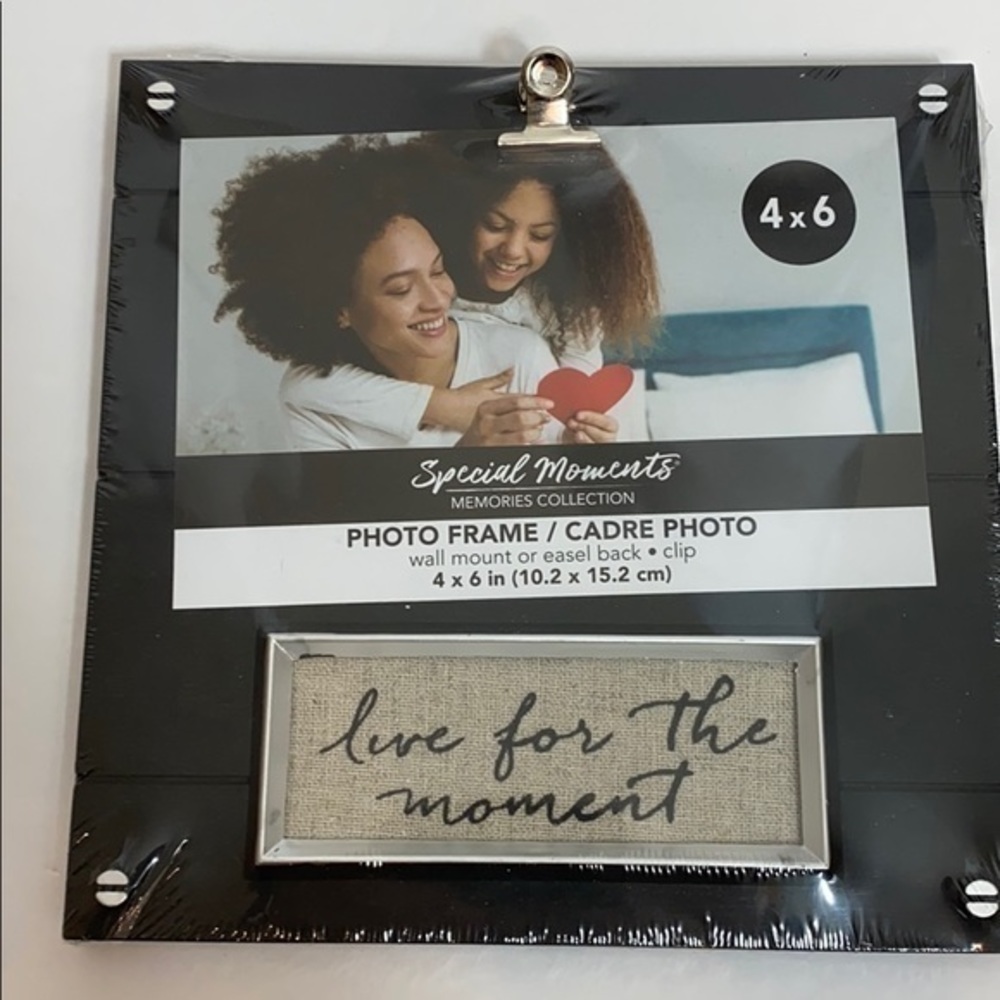 Live for the moment Picture Frame. NWT - Picture 2 of 3